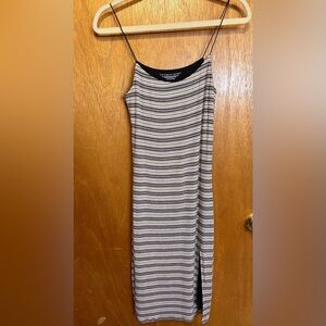 Victoria's Secret Black and White Striped Dress